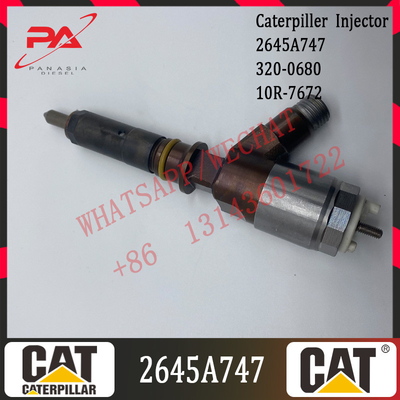 C-A-Terpiller Common Rail Fuel Injector 2645A747 320-0680 10R-7672 Excavator For 3200680 C4.4 C4.4DE110E Engine