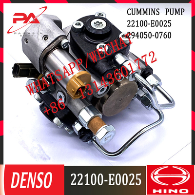 HINO 294050-0760 22100-E0025のためのDENSOの良質J08Eのディーゼル機関の注入の燃料ポンプ