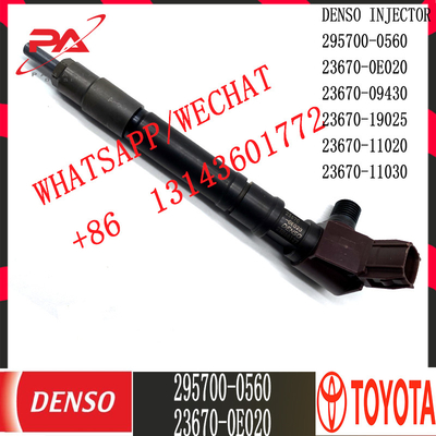 DENSOのディーゼル共通の柵の注入器トヨタ23670-0E020 23670-09430のための295700-0560