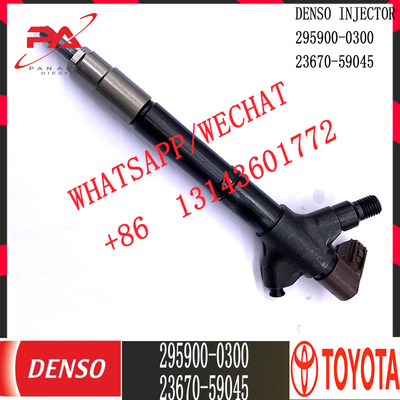 DENSOのディーゼル共通の柵の注入器トヨタ23670-59045のための295900-0300