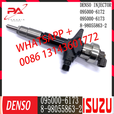 DENSOのディーゼル共通の柵の注入器ISUZU 8-98011605-2のための095000-6172 095000-6173