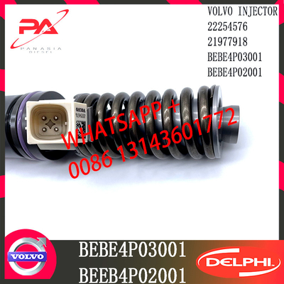 4 Pin BEBE4P02001デルファイの共通の柵のディーゼル燃料の注入器のアッセンブリBEBE4P03001 21977918 22254576 E3.27